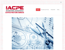Tablet Screenshot of iacpe.com